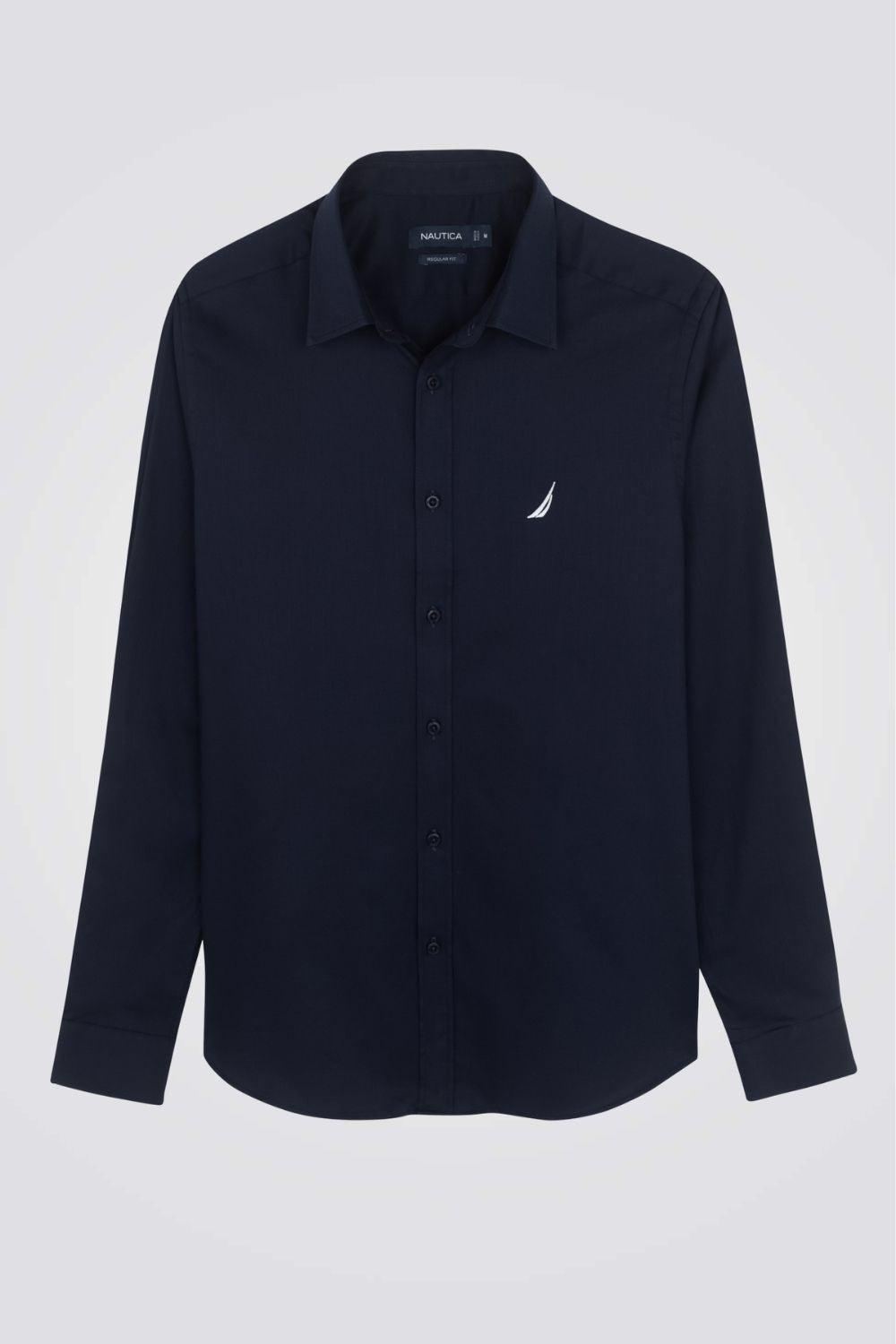 NAUTICA - מכופתרת נייבי REGULAR FIT - MASHBIR//365