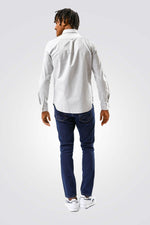 KENNETH COLE - מכופתרת ORGANIC COTTON אפור בהיר - MASHBIR//365