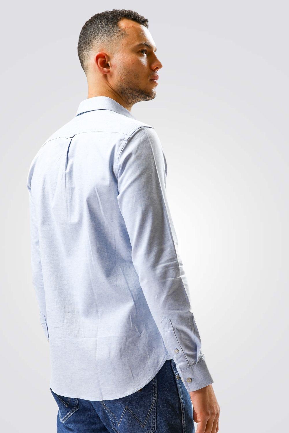 KENNETH COLE - מכופתרת ORGANIC COTTON תכלת - MASHBIR//365