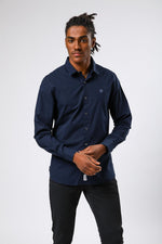 TIMBERLAND - מכופתרת POP SOLID נייבי - MASHBIR//365