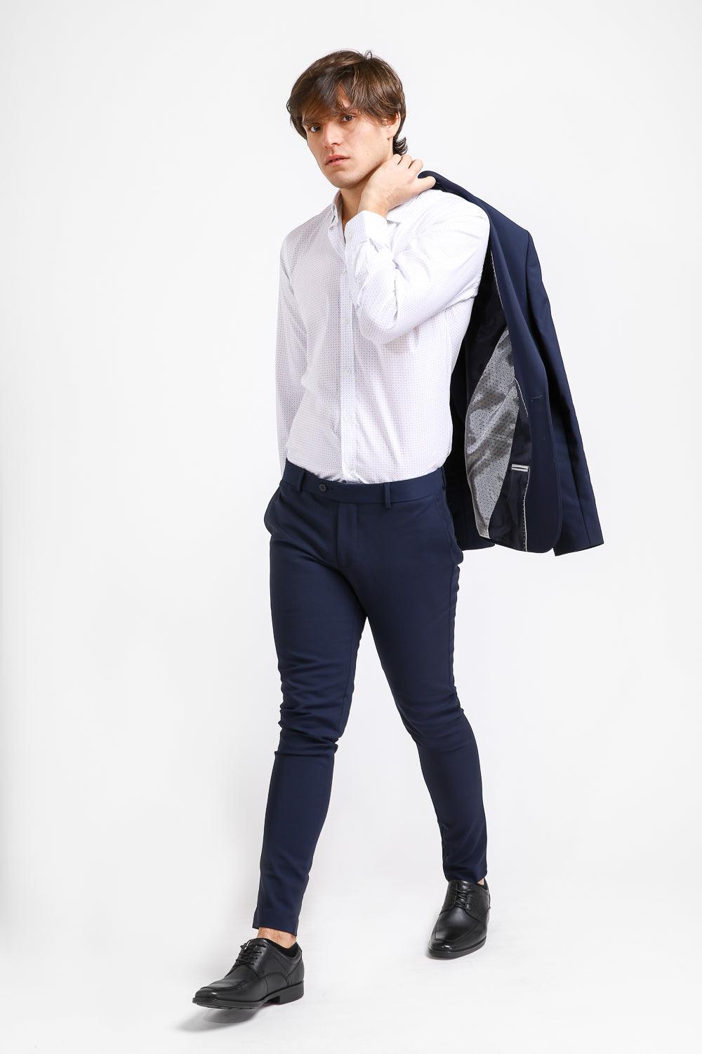 KENNETH COLE - מכופתרת PRINTED בצבע לבן - MASHBIR//365