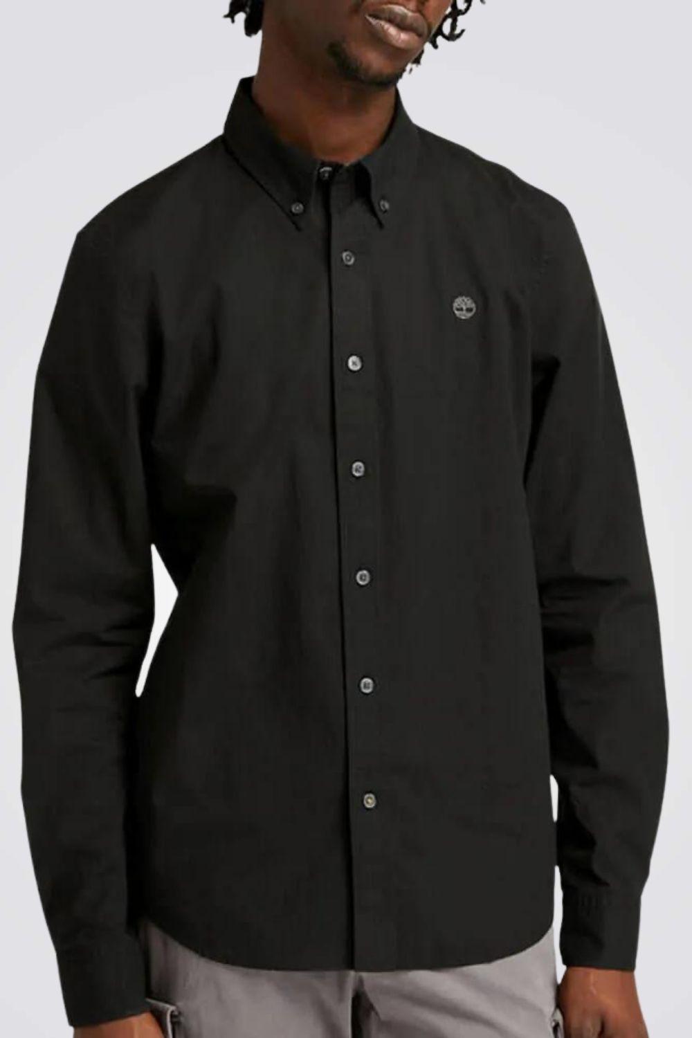 TIMBERLAND - מכופתרת SACO RIVER שחורה - MASHBIR//365