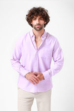 KENNETH COLE - מכופתרת סגולה שרוול ארוך - MASHBIR//365