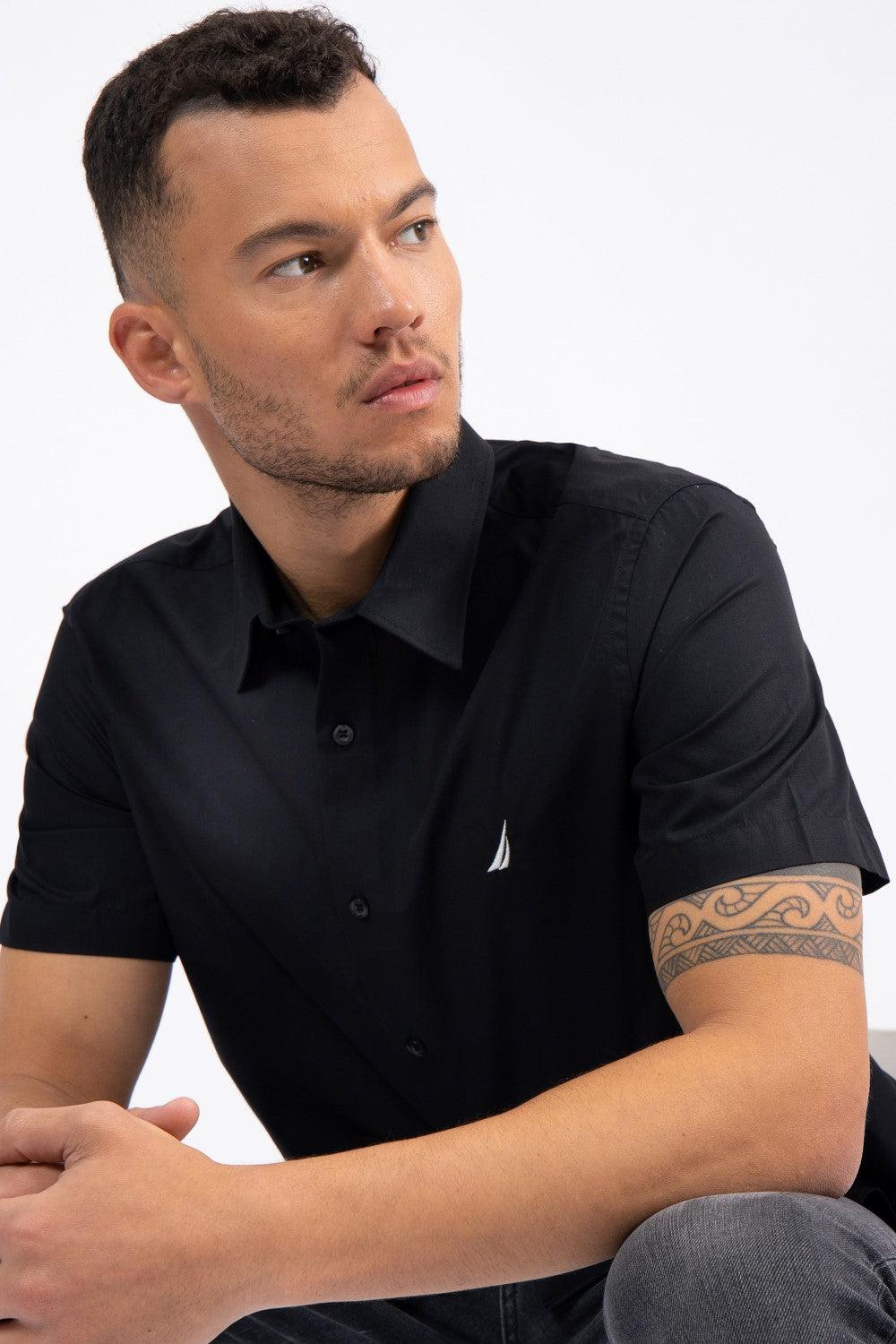 NAUTICA - מכופתרת שחורה קצרה - MASHBIR//365