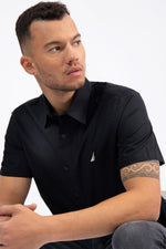 NAUTICA - מכופתרת שחורה קצרה - MASHBIR//365