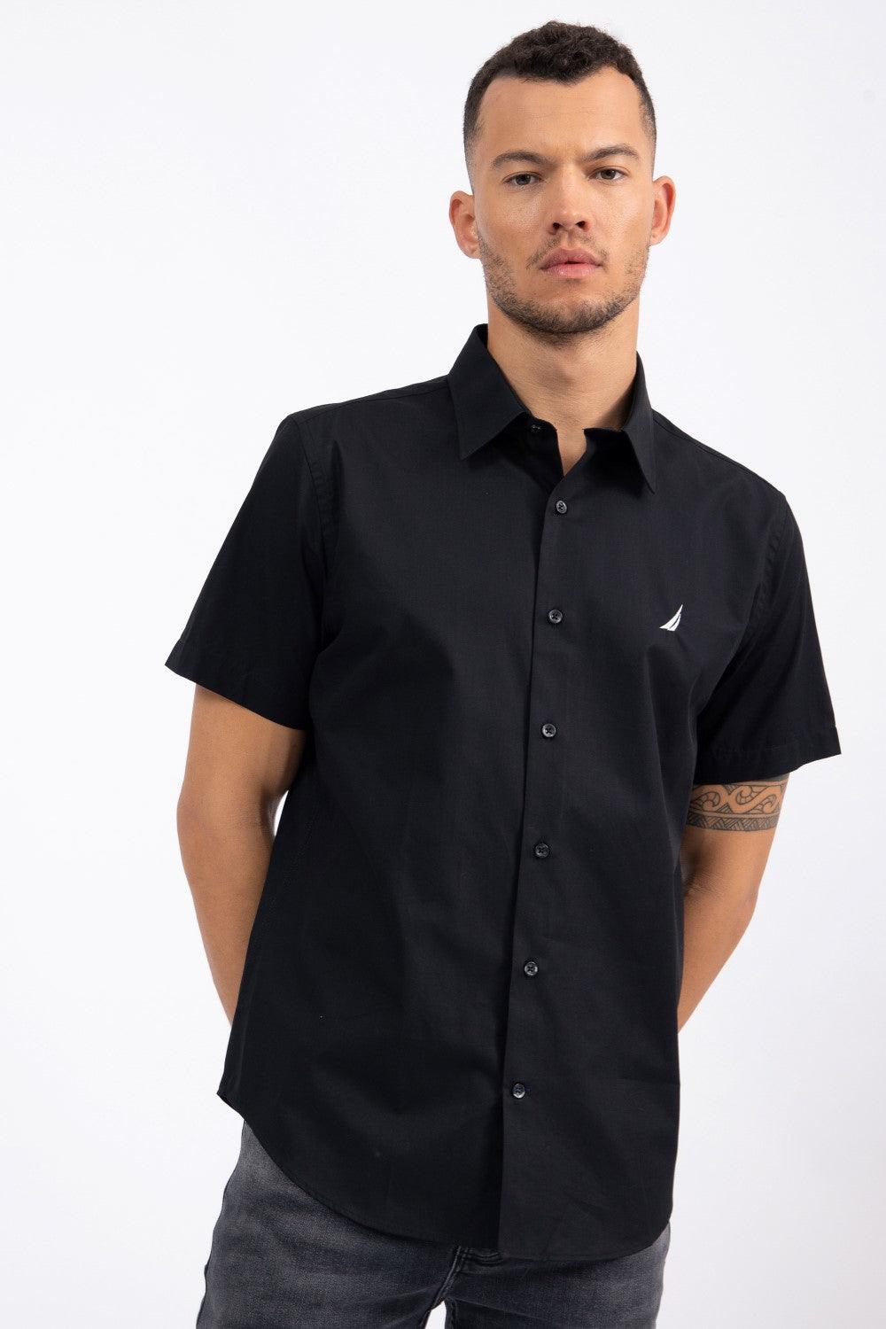 NAUTICA - מכופתרת שחורה קצרה - MASHBIR//365