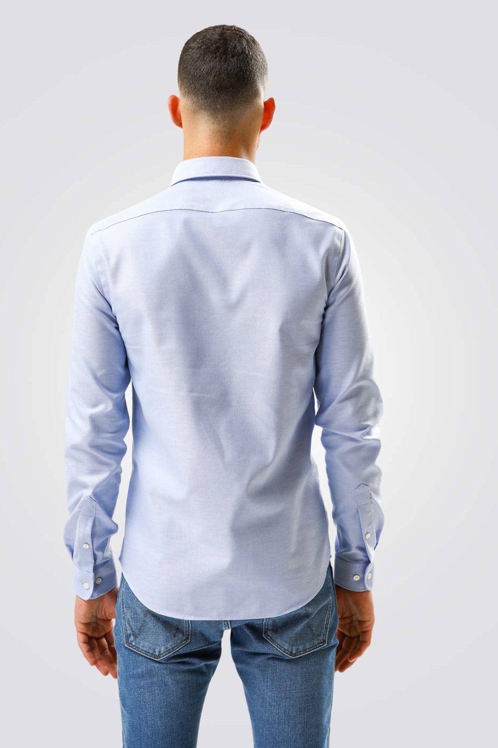 Tommy Hilfiger - מכופתרת SLIM תכלת - MASHBIR//365