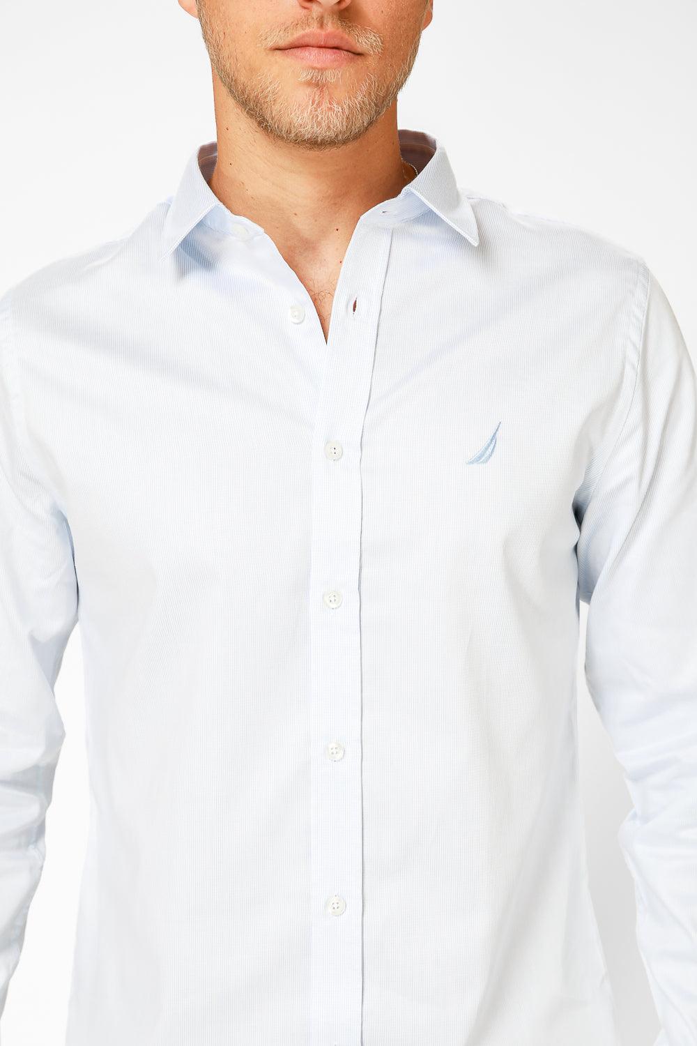 NAUTICA - מכופתרת TAILORED FIT בצבע תכלת - MASHBIR//365