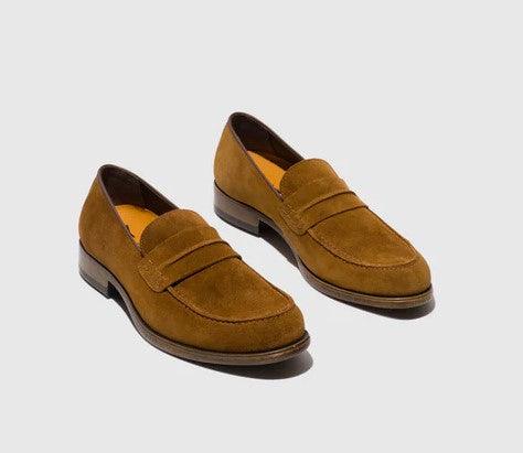 FLY LONDON - מוקסין לגבר MORIARTY LINE בצבע חום - MASHBIR//365