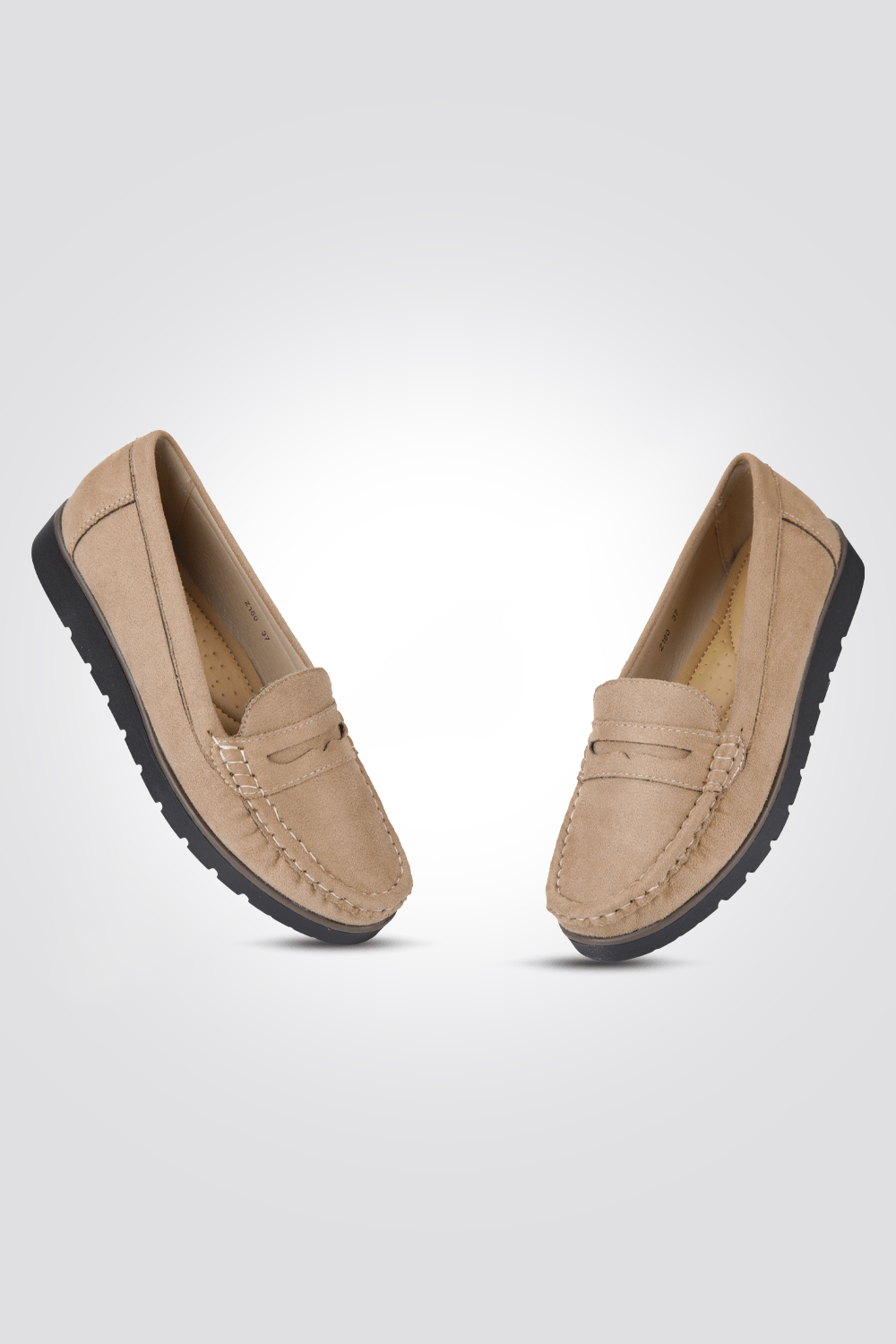 LADY COMFORT - מוקסין לנשים בצבע בז' - MASHBIR//365