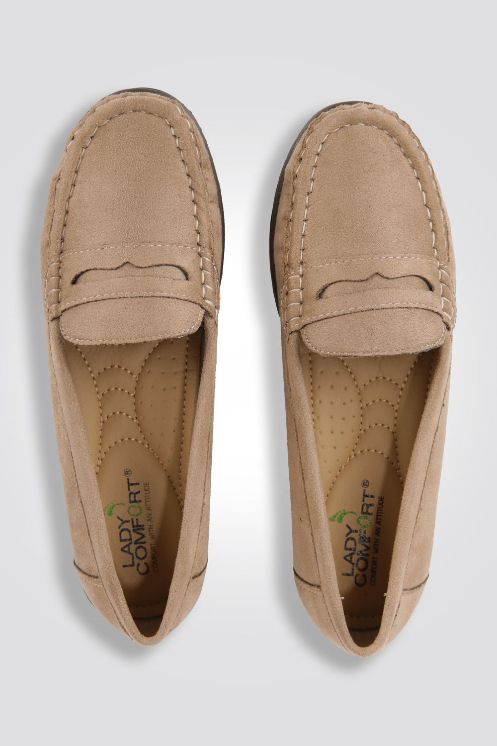 LADY COMFORT - מוקסין לנשים בצבע בז' - MASHBIR//365