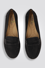 LADY COMFORT - מוקסין לנשים בצבע שחור - MASHBIR//365