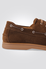 KENNETH COLE - מוקסין עור הפוך בצבע חום - MASHBIR//365