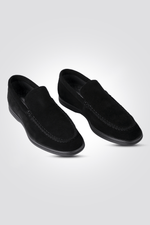 KENNETH COLE - מוקסין זמש בצבע שחור - MASHBIR//365