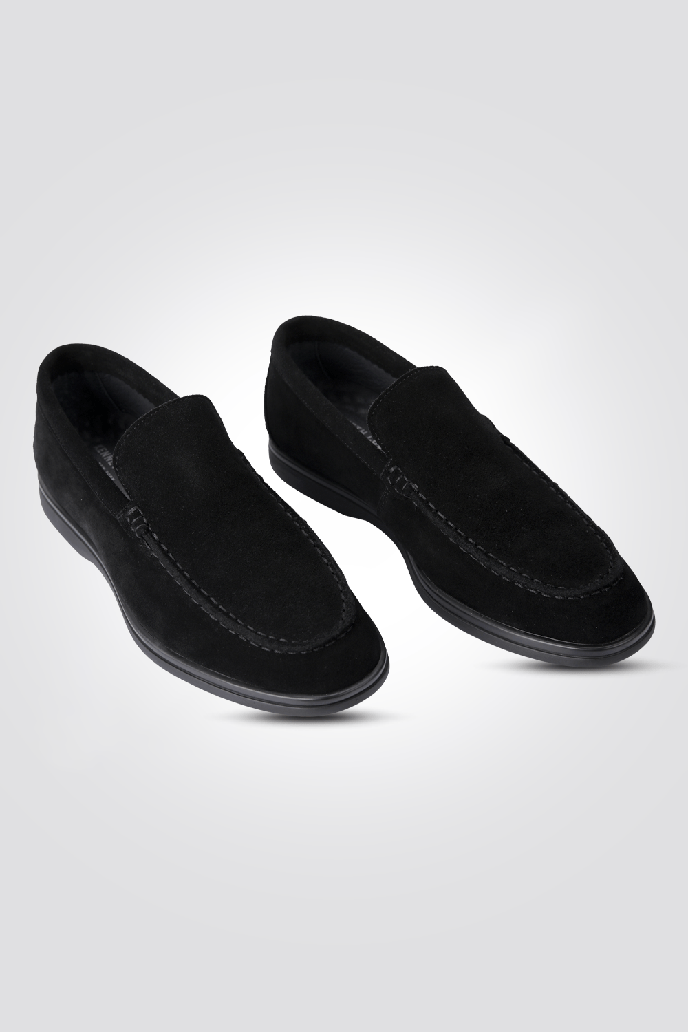 KENNETH COLE - מוקסין זמש בצבע שחור - MASHBIR//365