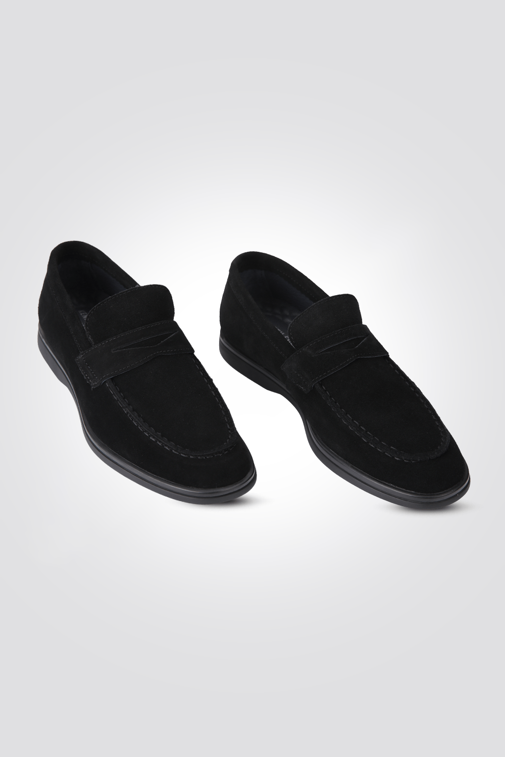 KENNETH COLE - מוקסין זמש עור בצבע שחור - MASHBIR//365