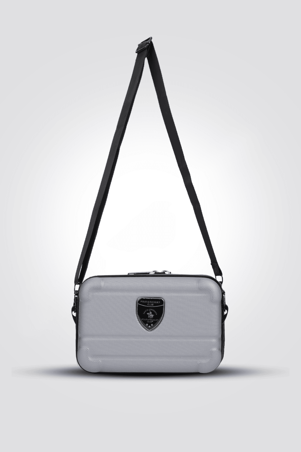 SANTA BARBARA POLO & RAQUET CLUB - מזוודה 9'' BEAUTY CASE בצבע כסף - MASHBIR//365