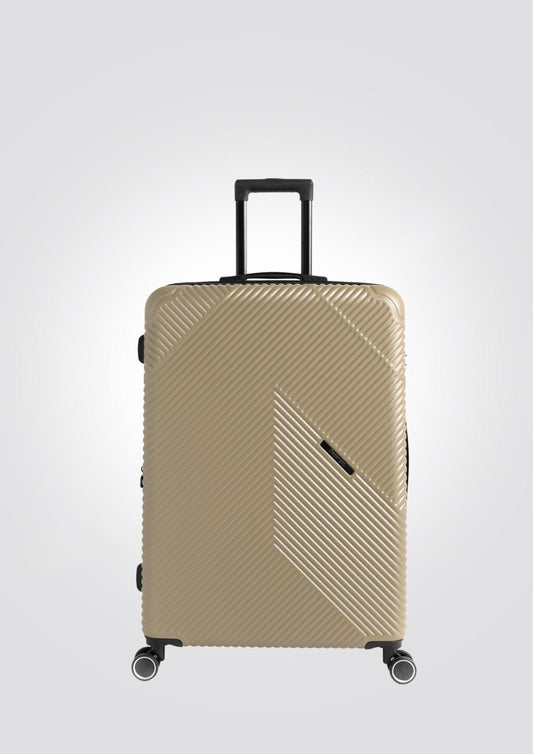 SLAZENGER - מזוודה קשיחה בינונית 24" בצבע בז' - MASHBIR//365