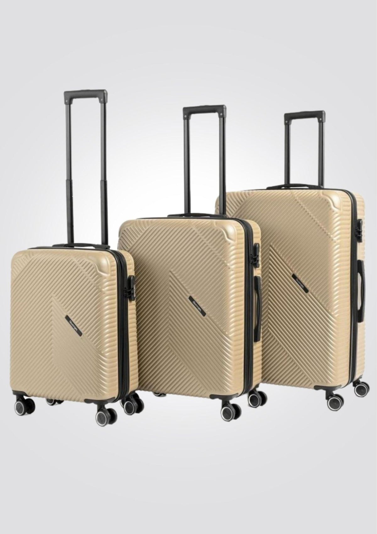 SLAZENGER - מזוודה קשיחה בינונית 24" בצבע בז' - MASHBIR//365