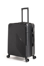 SLAZENGER - מזוודה קשיחה בינונית 24" בצבע שחור - MASHBIR//365