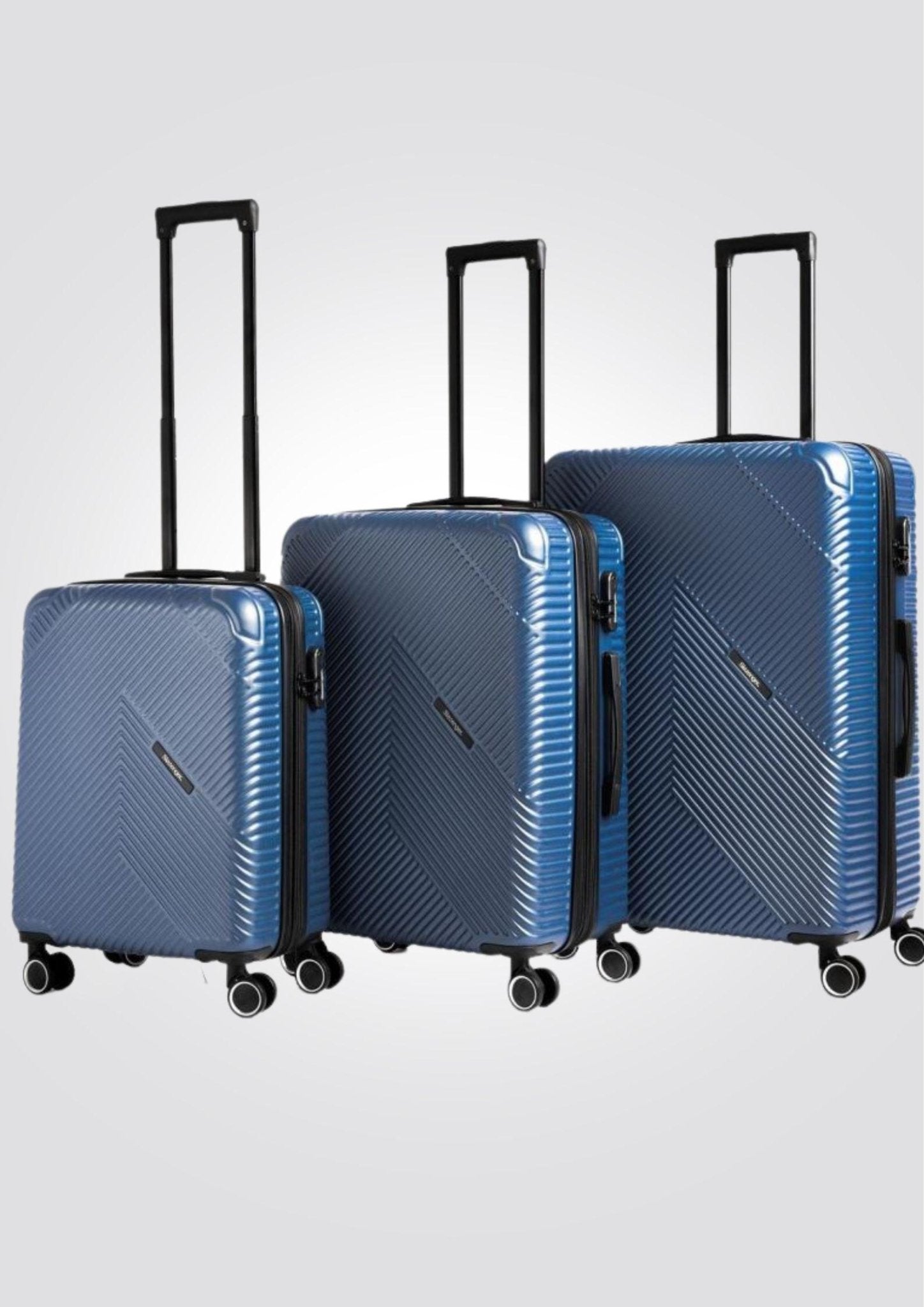 SLAZENGER - מזוודה קשיחה בינונית 24" בצבע כחול - MASHBIR//365