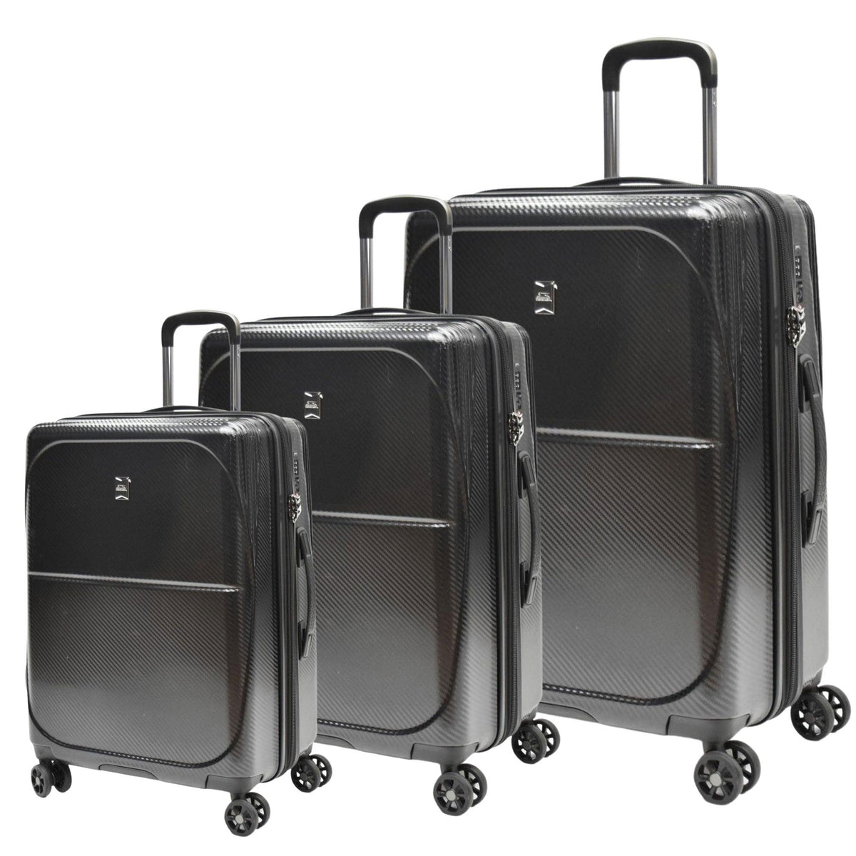 SLAZENGER - מזוודה קשיחה בינונית 24" DETROIT בצבע שחור - MASHBIR//365