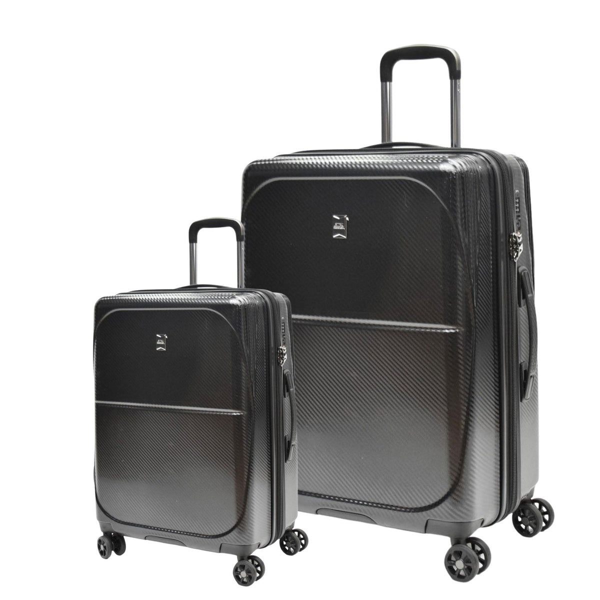 SLAZENGER - מזוודה קשיחה בינונית 24" DETROIT בצבע שחור - MASHBIR//365