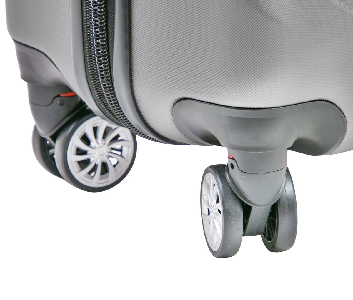 SANTA BARBARA POLO & RAQUET CLUB - מזוודה קשיחה בינונית 24" דגם 1701 בצבע כסף - MASHBIR//365