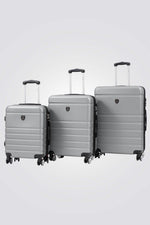 SANTA BARBARA POLO & RAQUET CLUB - מזוודה קשיחה בינונית 24" דגם 1807 בצבע כסף - MASHBIR//365