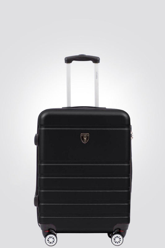 SANTA BARBARA POLO & RAQUET CLUB - מזוודה קשיחה בינונית 24" דגם 1807 בצבע שחור - MASHBIR//365