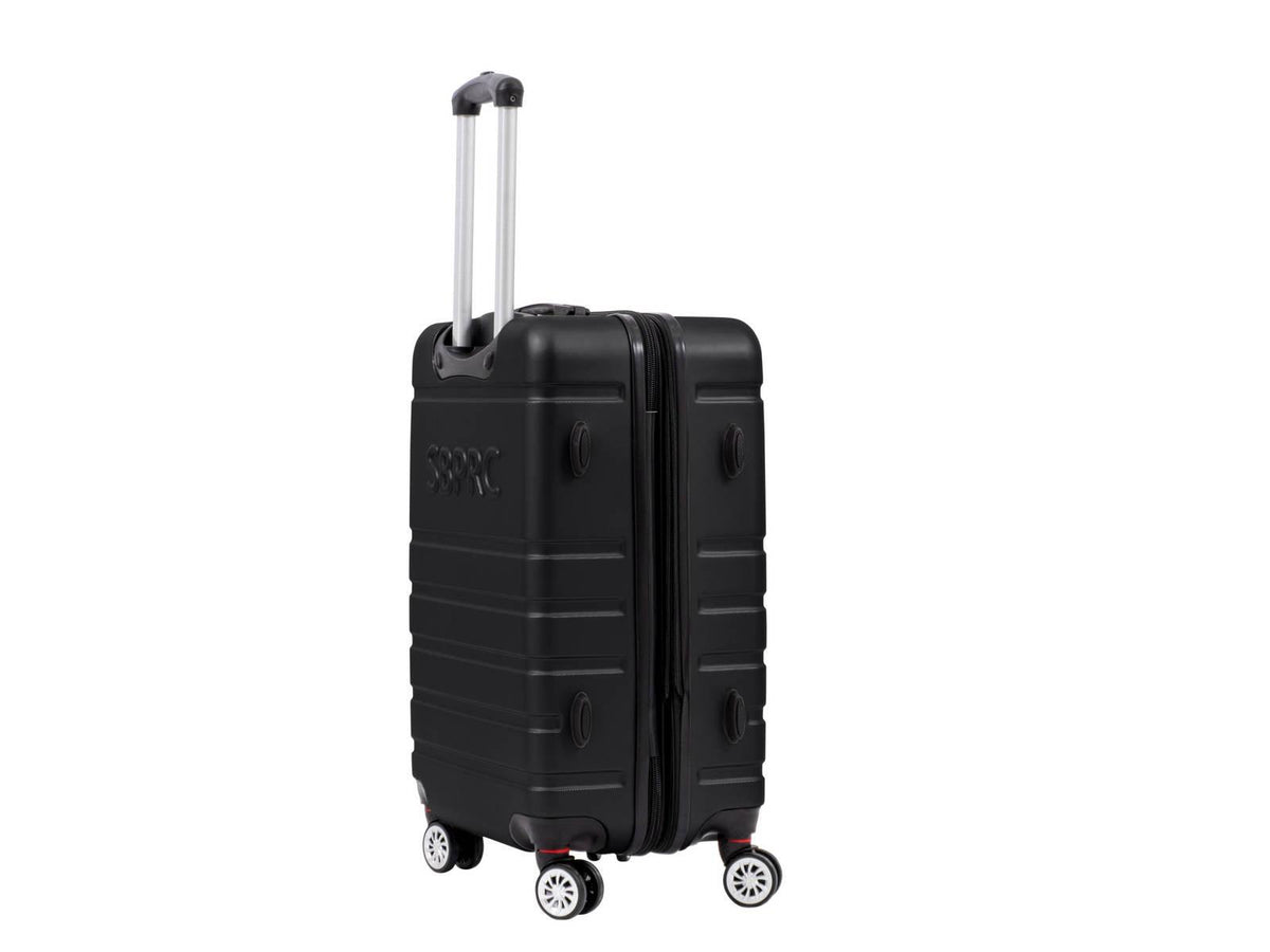 SANTA BARBARA POLO & RAQUET CLUB - מזוודה קשיחה בינונית 24" דגם 1807 בצבע שחור - MASHBIR//365