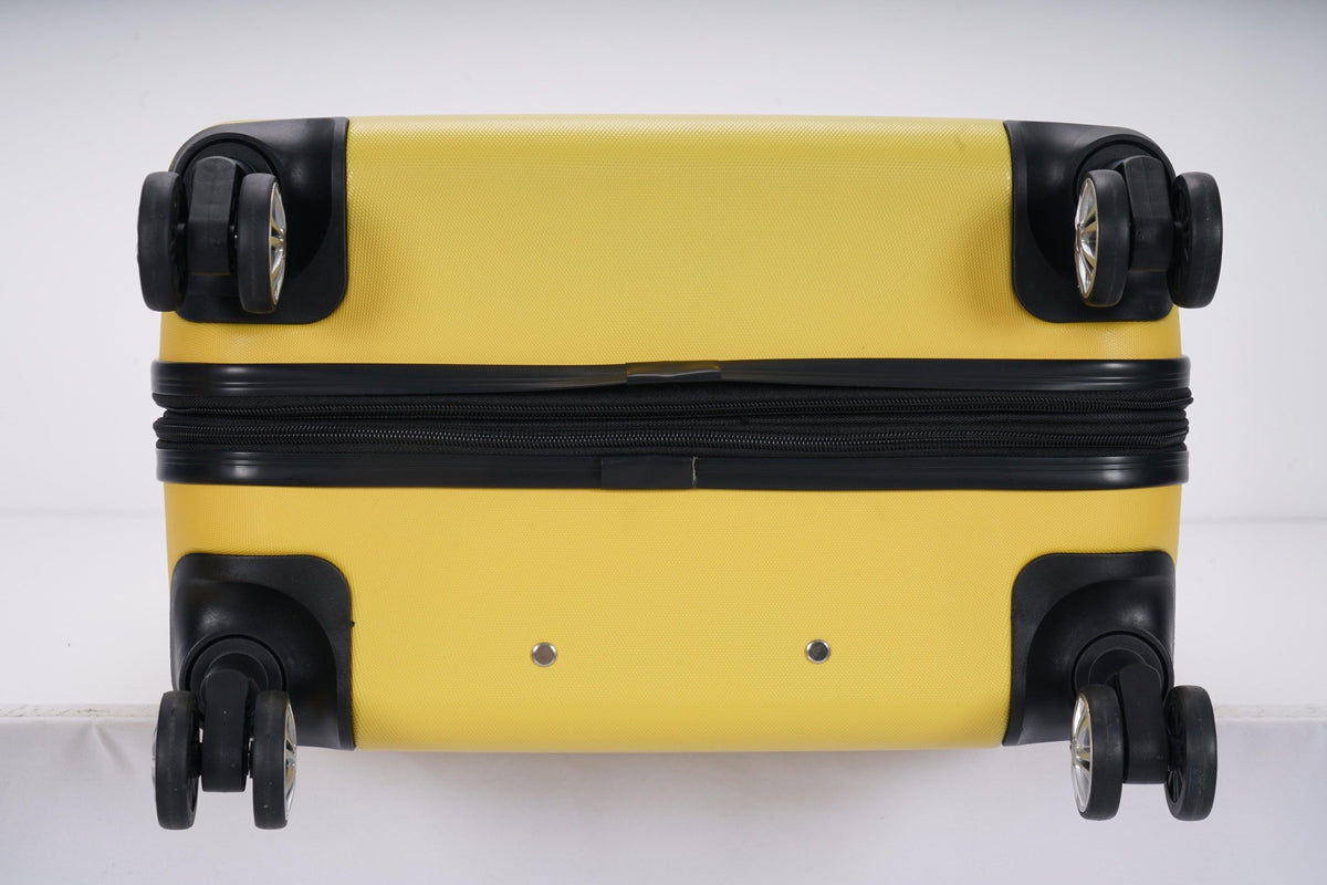 SANTA BARBARA POLO & RAQUET CLUB - מזוודה קשיחה בינונית 24" דגם 1901 בצבע צהוב - MASHBIR//365