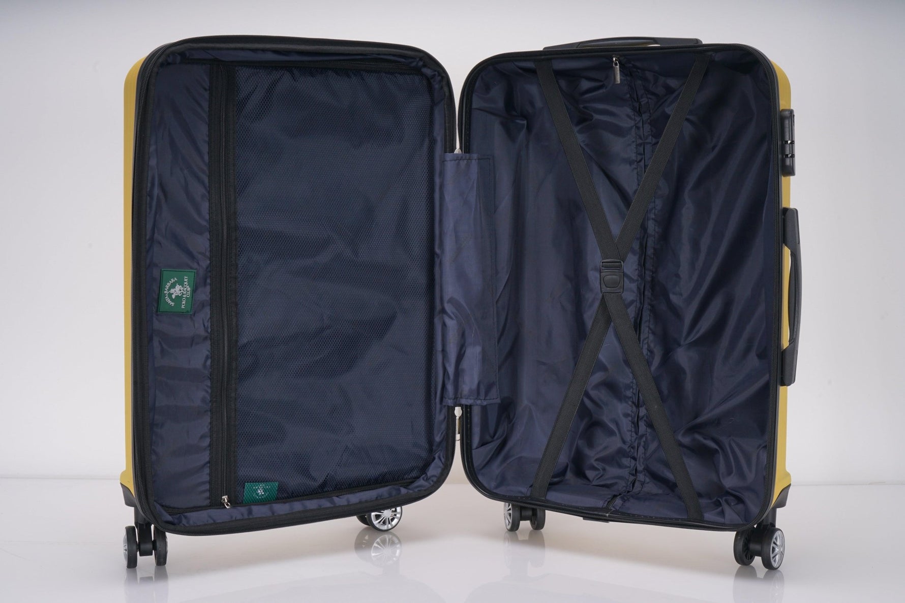 SANTA BARBARA POLO & RAQUET CLUB - מזוודה קשיחה בינונית 24" דגם 1901 בצבע צהוב - MASHBIR//365