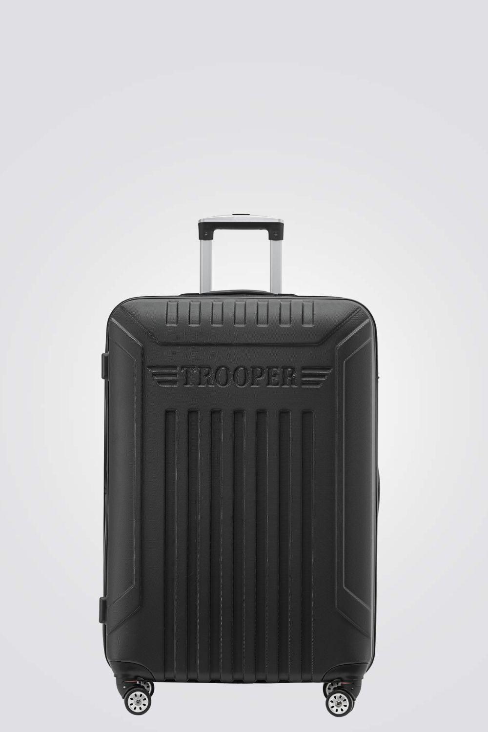 TROOPER - מזוודה קשיחה בינונית 24" MISSOURI בצבע שחור - MASHBIR//365