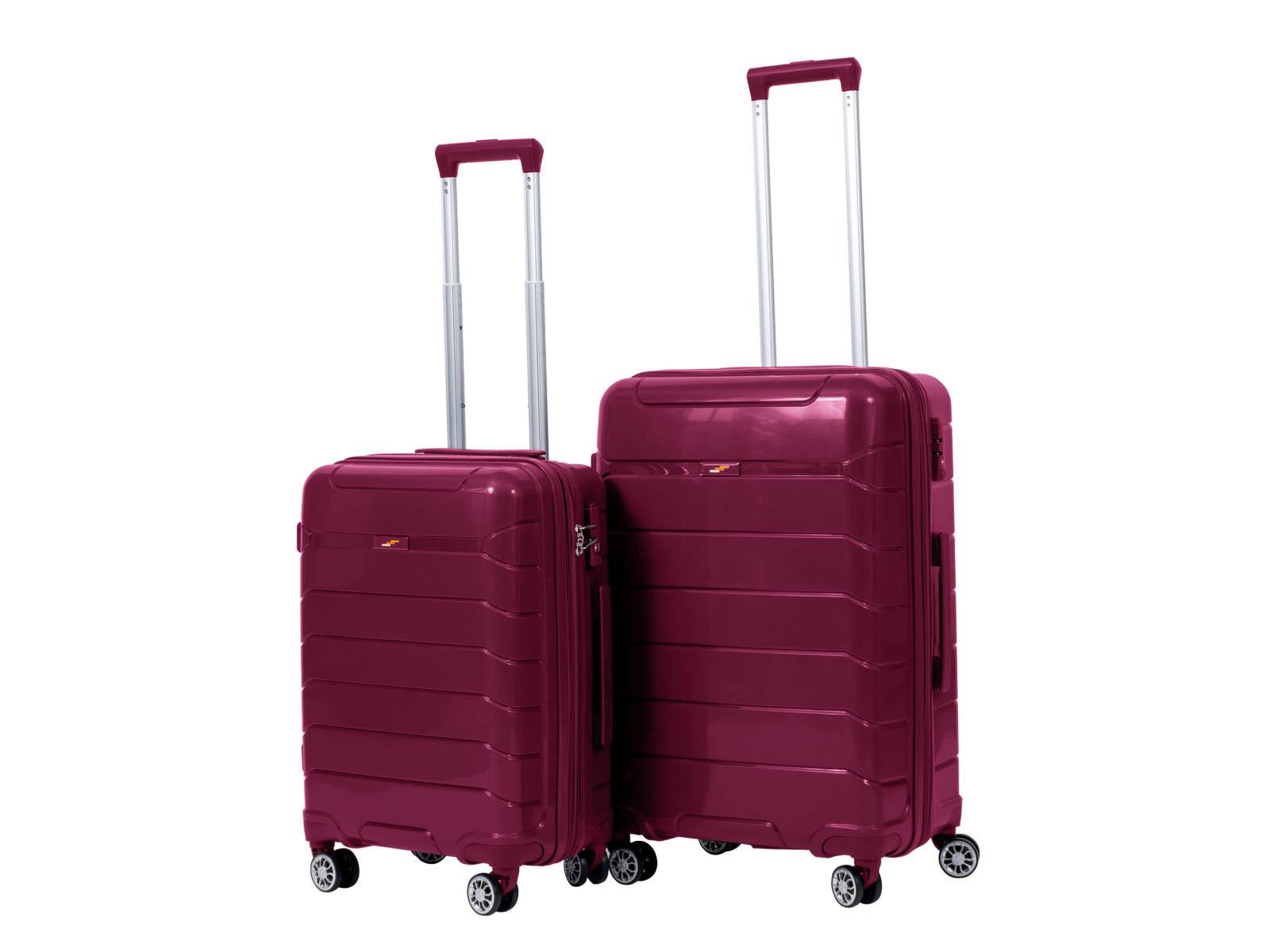 NEXT LEVEL - מזוודה קשיחה בינונית 24" NEXT LEVEL בצבע אדום - MASHBIR//365