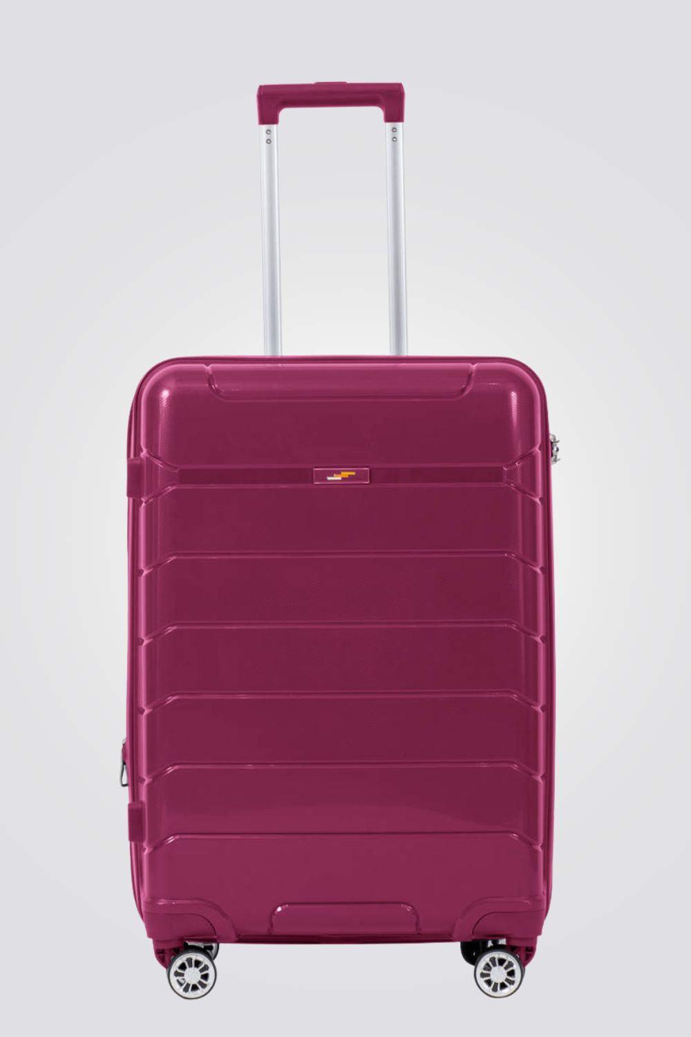 NEXT LEVEL - מזוודה קשיחה בינונית 24" NEXT LEVEL בצבע אדום - MASHBIR//365