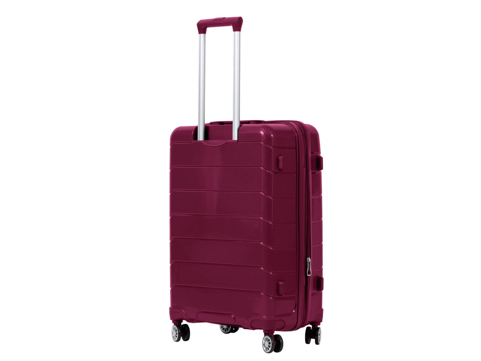 NEXT LEVEL - מזוודה קשיחה בינונית 24" NEXT LEVEL בצבע אדום - MASHBIR//365