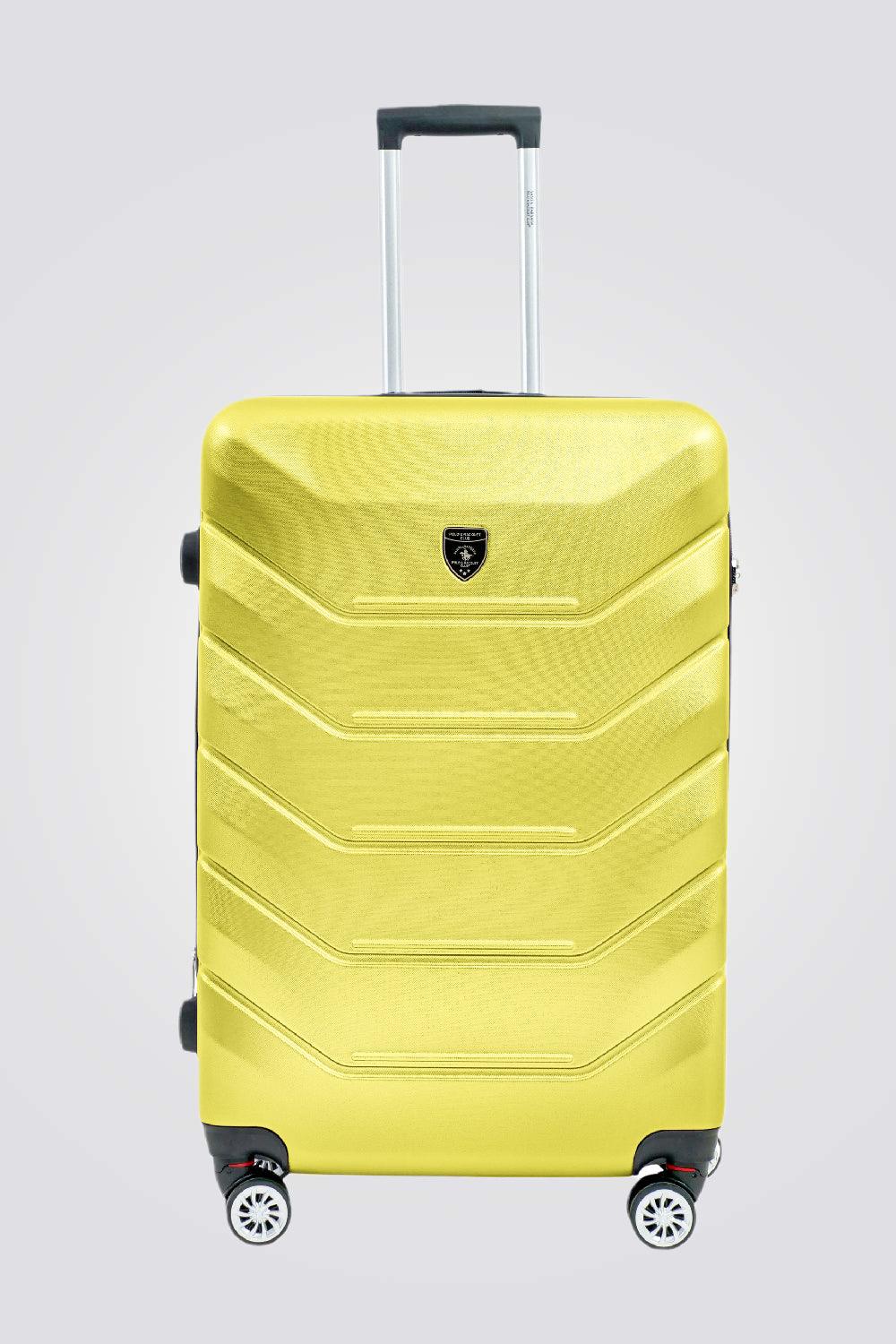 SANTA BARBARA POLO & RAQUET CLUB - מזוודה קשיחה גדולה 28" דגם 1701 בצבע צהוב - MASHBIR//365
