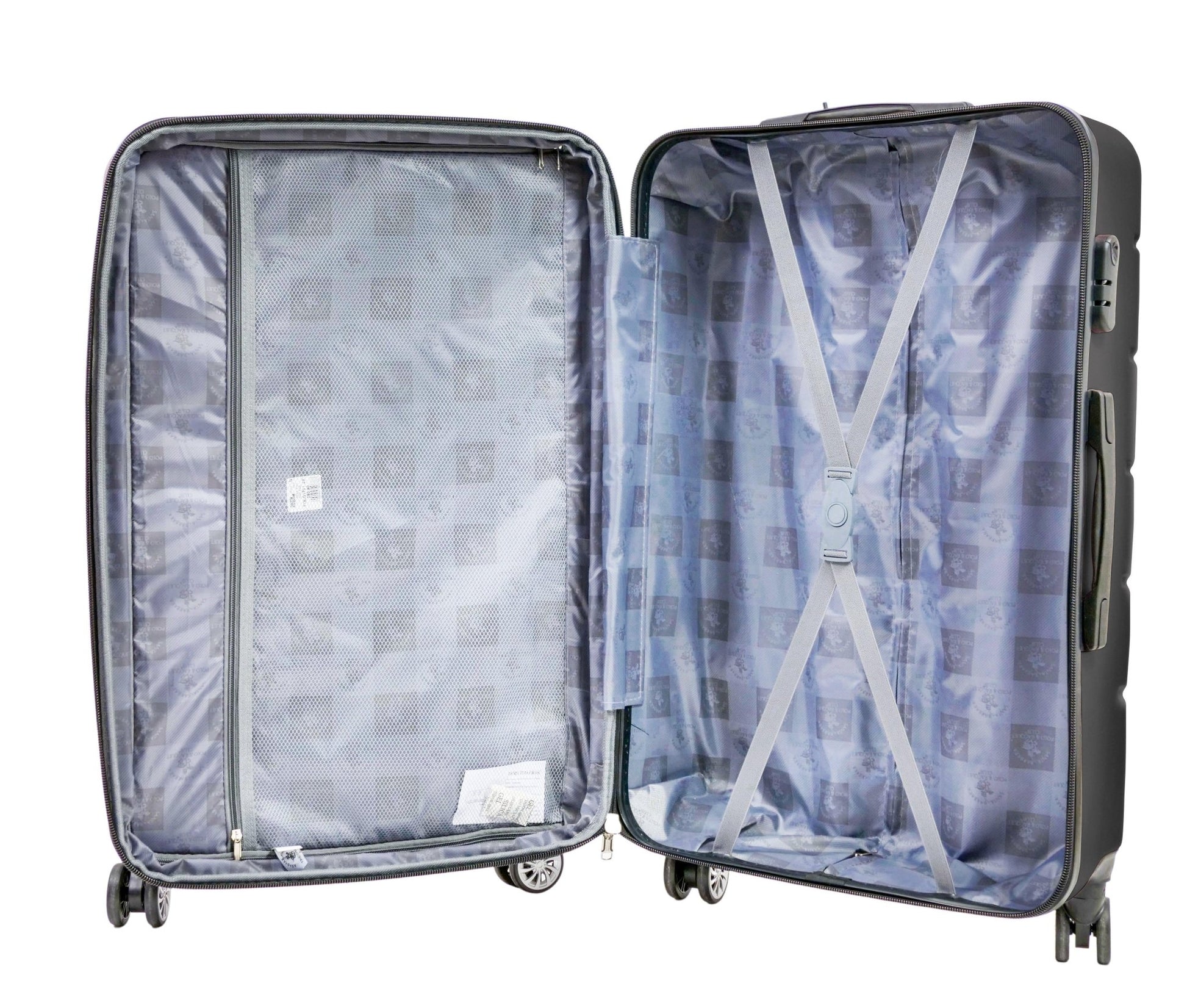 SANTA BARBARA POLO & RAQUET CLUB - מזוודה קשיחה גדולה 28" דגם 1701 בצבע שחור - MASHBIR//365