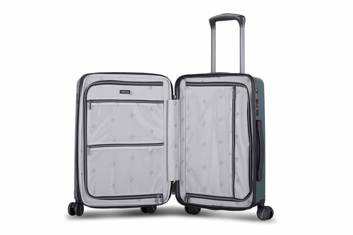 KENNETH COLE - מזוודה קשיחה גדולה 28" MANHATTAN בצבע ירוק - MASHBIR//365