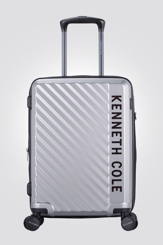 KENNETH COLE - מזוודה קשיחה גדולה 28" MANHATTAN בצבע כסף - MASHBIR//365