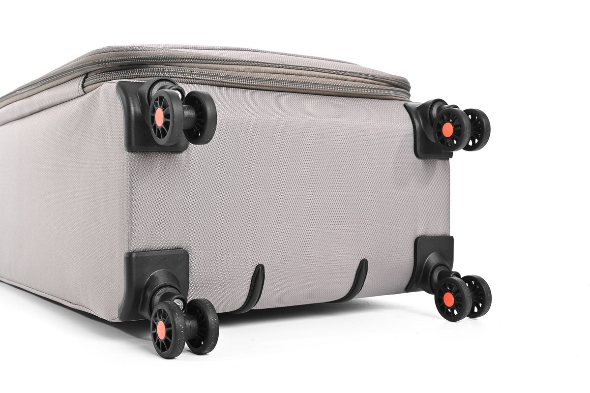 SLAZENGER - מזוודה מבד בינונית 23.5" דגם BARCELONA בצבע חאקי - MASHBIR//365