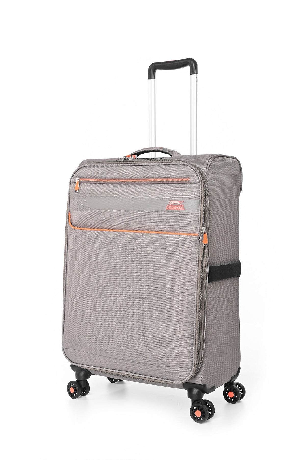 SLAZENGER - מזוודה מבד בינונית 23.5" דגם BARCELONA בצבע חאקי - MASHBIR//365