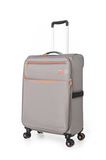 SLAZENGER - מזוודה מבד בינונית 23.5" דגם BARCELONA בצבע חאקי - MASHBIR//365