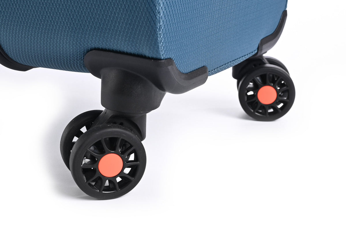 SLAZENGER - מזוודה מבד בינונית 23.5" דגם BARCELONA בצבע נייבי - MASHBIR//365