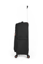 SLAZENGER - מזוודה מבד בינונית 23.5" דגם BARCELONA בצבע שחור - MASHBIR//365