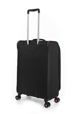 SLAZENGER - מזוודה מבד בינונית 23.5" דגם BARCELONA בצבע שחור - MASHBIR//365