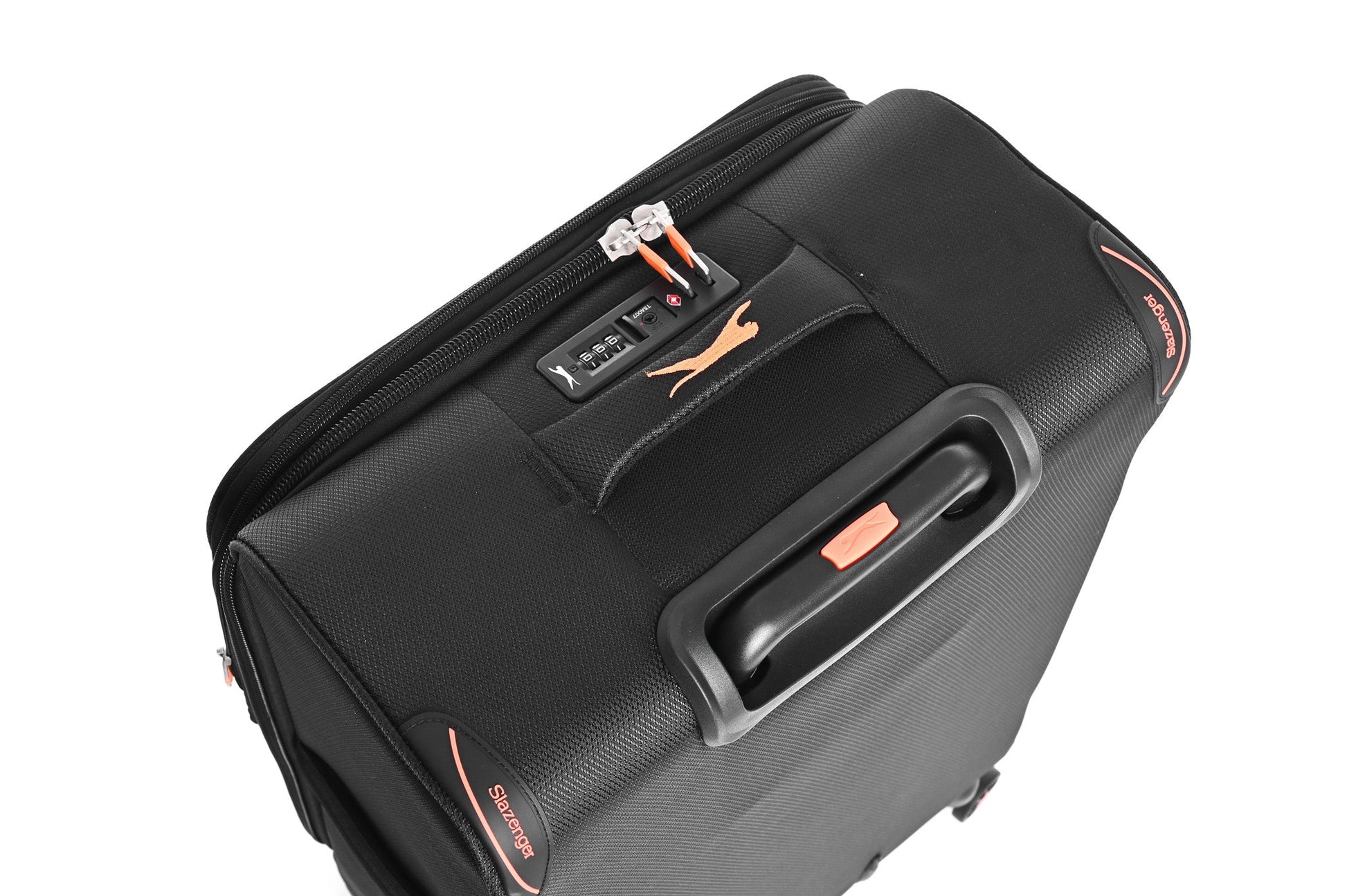 SLAZENGER - מזוודה מבד בינונית 23.5" דגם BARCELONA בצבע שחור - MASHBIR//365