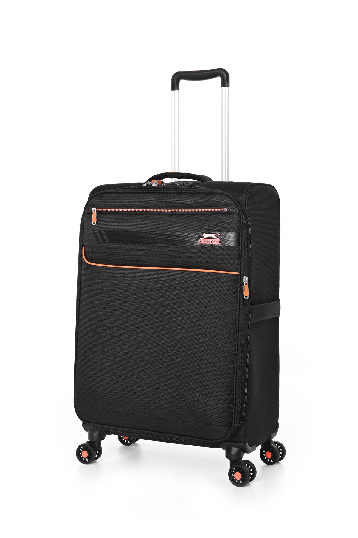 SLAZENGER - מזוודה מבד בינונית 23.5" דגם BARCELONA בצבע שחור - MASHBIR//365