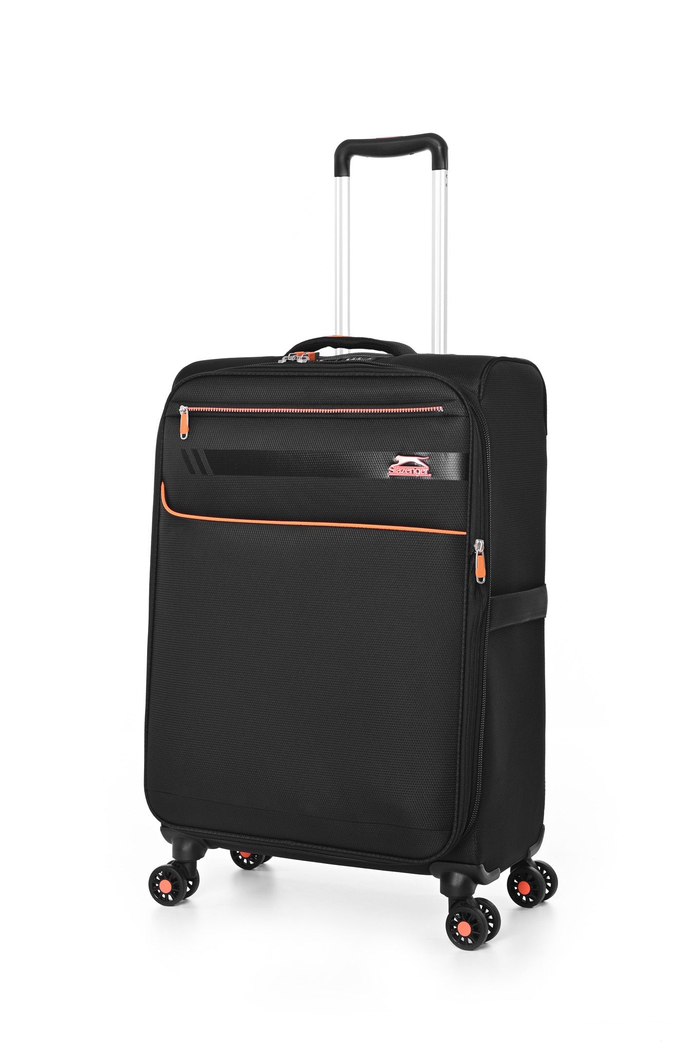 SLAZENGER - מזוודה מבד בינונית 23.5" דגם BARCELONA בצבע שחור - MASHBIR//365